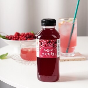 수제 오미자청 500ml 펫트병(1병) 오미자원액 오미자엑기스 오미자 [주연네 오미자]